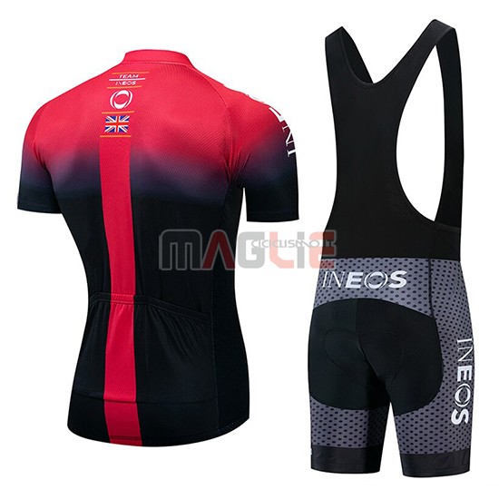 Maglia Castelli Ineos Manica Corta 2019 Nero Rosso